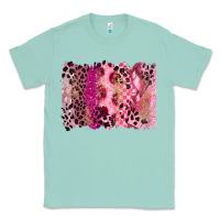 Seafoam breast cancer brushstroke Classic Tee - FaDigitalArtStudio