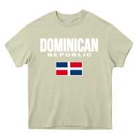 Mossy dominican republic Heavy Core Tee - DesigneFamous