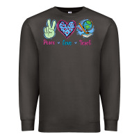 Smoke Peace Love Teach Premium Sweatshirt - Jasminsmagicworld