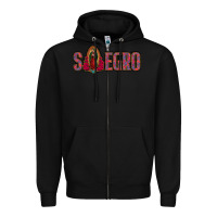 Black suegro our lady of guadalupe 2 Zipper Hoodie - Jasminsmagicworld