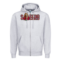 Heather Grey suegro our lady of guadalupe 2 Zipper Hoodie - Jasminsmagicworld