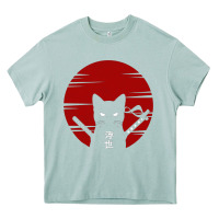 Arona ninja cat japanese Heavy Core Tee - DesigneFamous