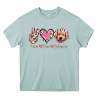 Arona Peace Love Labrador Heavy Core Tee - Jasminsmagicworld