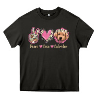 Asphalt Peace Love Labrador Heavy Core Tee - Jasminsmagicworld