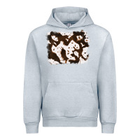 Heather Grey cowhide Urban Hoodie - RanaPortraitStore