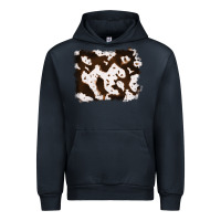 Navy cowhide Urban Hoodie - RanaPortraitStore