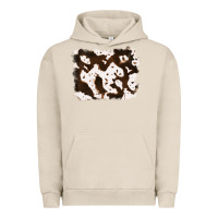 Pigment French Oak cowhide Urban Hoodie - RanaPortraitStore