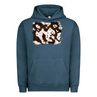 Pigment Midnight Navy cowhide Urban Hoodie - RanaPortraitStore