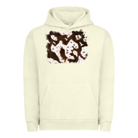 Pigment Pistachio cowhide Urban Hoodie - RanaPortraitStore
