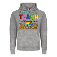 Cloud Rock first we teach then we beach Vintage Hoodie - Artiststas