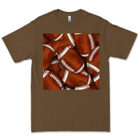 Cacao american football seamless pattern Premium Tee - BundleAndBundleShop