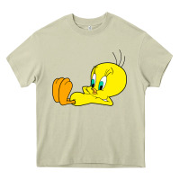 Mossy tweety bird Heavy Core Tee - DesigneFamous