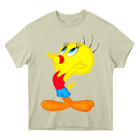 Mossy tweety bird Heavy Core Tee - DesigneFamous