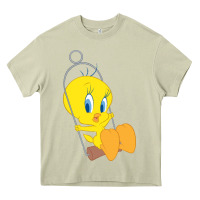 Mossy tweety bird Heavy Core Tee - DesigneFamous