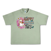 Oil Green happy easter day Urban Heavy Tee - CowhideDigitalArt