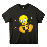Asphalt tweety bird Heavy Core Tee - DesigneFamous