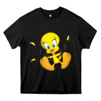 Black tweety bird Heavy Core Tee - DesigneFamous