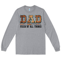 Heather Grey Dad Fixer Of All Things Long Sleeve Tee - LillyAllenDesigns