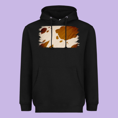 Cowhide Lightbrown Heavyweight Hoodie Designed By Jasminsmagicworld