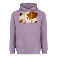 Lavender Cowhide Lightbrown Heavyweight Hoodie - Jasminsmagicworld