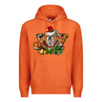 Carrot Christmas joy english bulldog Premium Hoodie - BarkalooDesign
