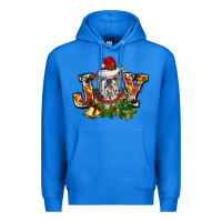 True Royal Christmas joy english bulldog Premium Hoodie - BarkalooDesign