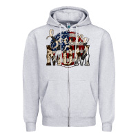 Heather Grey soccer mom Zipper Hoodie - Jasminsmagicworld