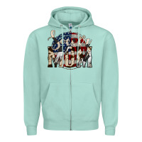 Seafoam soccer mom Zipper Hoodie - Jasminsmagicworld