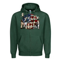 Sports Green soccer mom Zipper Hoodie - Jasminsmagicworld