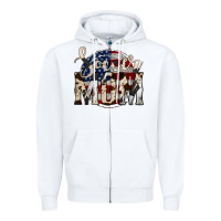 White soccer mom Zipper Hoodie - Jasminsmagicworld