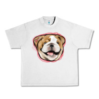 Lunar Rock bulldog pink glitter Urban Heavy Tee - Jasminsmagicworld