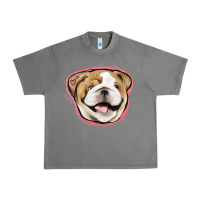 Tornado bulldog pink glitter Urban Heavy Tee - Jasminsmagicworld