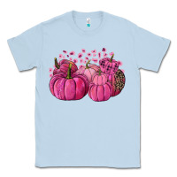 Dusty Blue Cancer Pumpkins Classic Tee - FaDigitalArtStudio