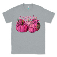Heather Grey Cancer Pumpkins Classic Tee - FaDigitalArtStudio