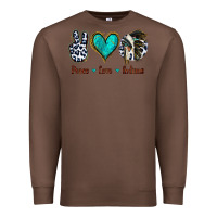 Chestnut Peace Love Indians Premium Sweatshirt - Jasminsmagicworld