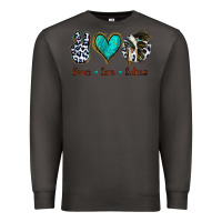 Smoke Peace Love Indians Premium Sweatshirt - Jasminsmagicworld