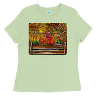 Matcha Farm Life Rooster Ladies Tee - CowhideDigitalArt