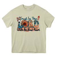 Mossy Trust in the lord with all your heart Heavy Core Tee - FaDigitalArtStudio