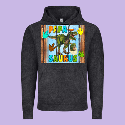 Papa Saurus Vintage Hoodie Designed By Artiststas