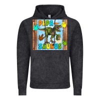 Vintage Black papa saurus Vintage Hoodie - Artiststas
