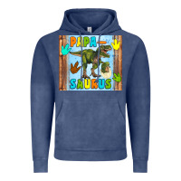 Vintage Denim papa saurus Vintage Hoodie - Artiststas
