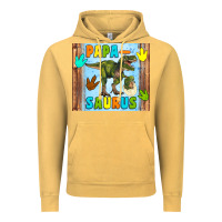 Vintage Mustard papa saurus Vintage Hoodie - Artiststas