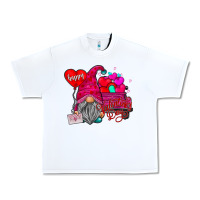 White happy valentine's day Urban Heavy Tee - CowhideDigitalArt