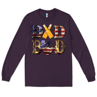 Plum American Dad Bod Long Sleeve Tee - LillyAllenDesigns