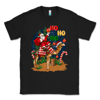 Black Christmas  camel with Santa Classic Tee - BarkalooDesign