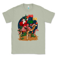 Matcha Christmas  camel with Santa Classic Tee - BarkalooDesign