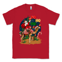 Red Christmas  camel with Santa Classic Tee - BarkalooDesign
