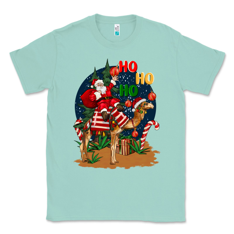 Christmas  Camel With Santa Classic Tee by BarkalooDesign | Teevron