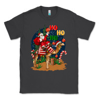 Smoke Christmas  camel with Santa Classic Tee - BarkalooDesign