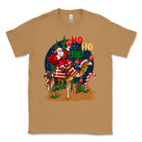 Toasted Coconut Christmas  camel with Santa Classic Tee - BarkalooDesign